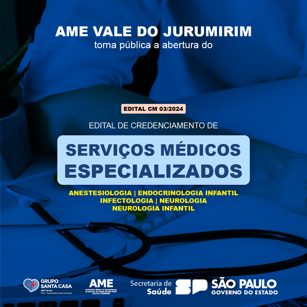 AME VALE DO JURUMIRIM - Avaré/SP - Ambulatório Médico de Especialidades