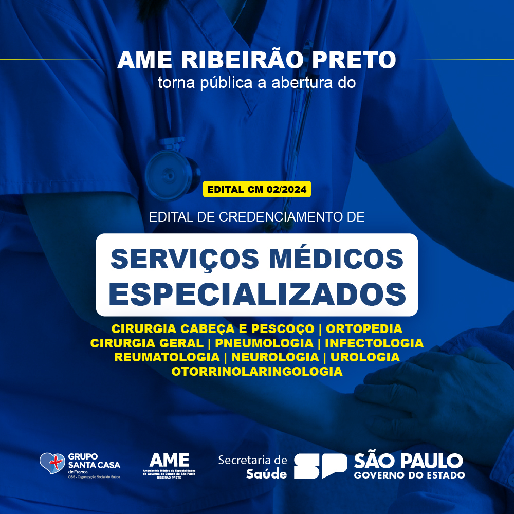 AME RIBEIRÃO PRETO/SP - Ambulatório Médico de Especialidades