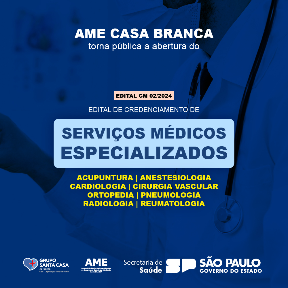 AME CASA BRANCA/SP - Ambulatório Médico de Especialidades
